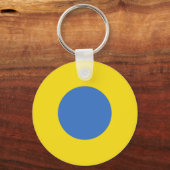 Porte-clés Roundel de l'armée de l'air ukrainienne (Recto)