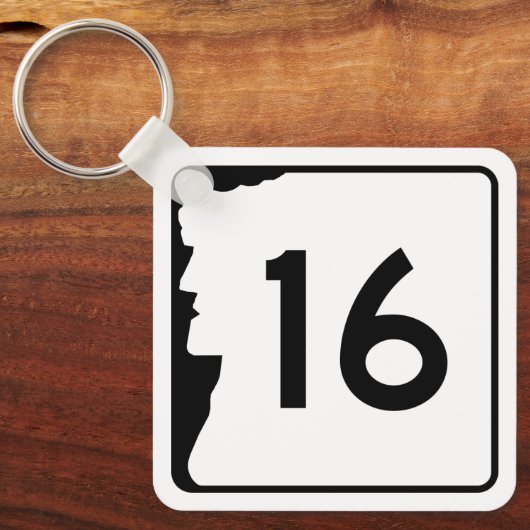 Porte-clés Route 16 (Recto)