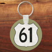 Porte-clés Route 61 (Recto)