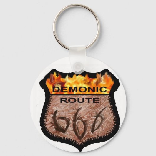 Porte-clés Route 666 (Recto)