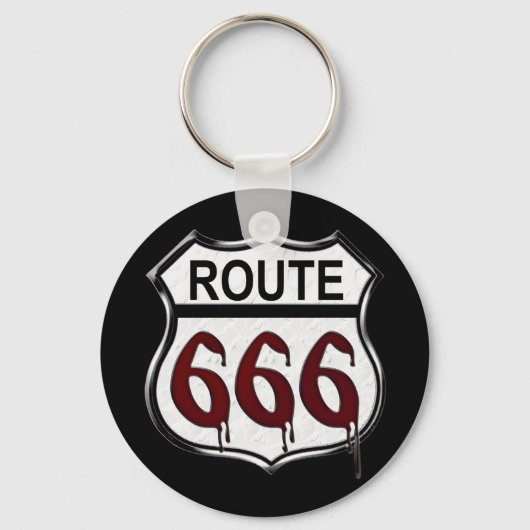 Porte-clés Route 666 (Recto)