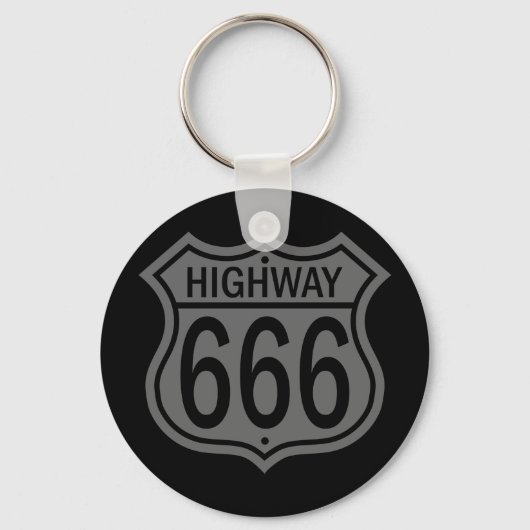 Porte-clés Route 666 (Recto)
