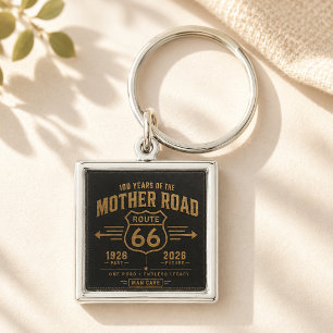 Porte-clés Route 66 Centenaire Black Gold Legacy