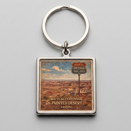 Porte-clés Route 66 Centennial Painted Desert Keepsake