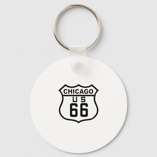 Porte-clés Route 66 Chicago (Recto)
