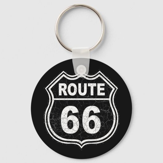 Porte-clés Route 66 en détresse (Recto)