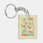 Porte-clés Route 66 Happy Camper (Devant gauche)