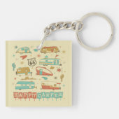 Porte-clés Route 66 Happy Camper (Dos)