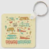 Porte-clés Route 66 Happy Camper (Dos)