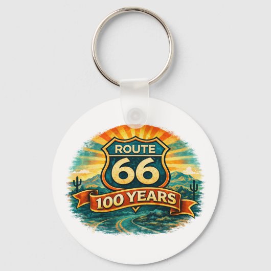 Porte-clés Route 66 Keychain (Recto)