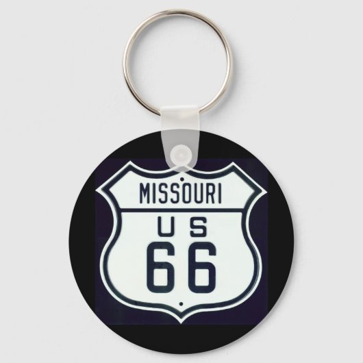Porte-clés Route 66 Missouri (Recto)