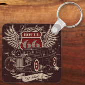 Porte-clés Route 66 Rétro (Verso)