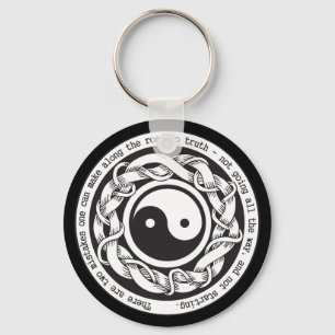 Porte-clés Route à la vérité Yin Yang