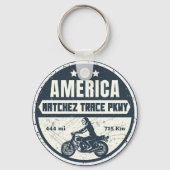 Porte-clés Route de Natchez Mississippi Tennessee (Recto)