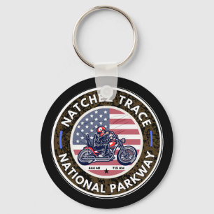 Porte-clés Route de Natchez Mississippi Tennessee