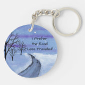 Porte-clés Route de neige (Dos)