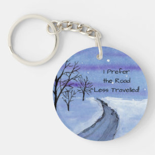 Porte-clés Route de neige