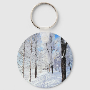 Porte-clés Route de neige