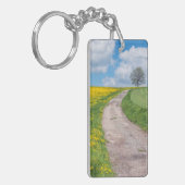 Porte-clés Route de terre et arbre (Devant gauche)