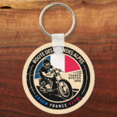 Porte-clés Route des Grandes Alpes | France | Motorcycle (Verso)