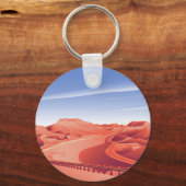 Porte-clés Route du désert (Recto)
