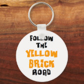 Porte-clés route en brique jaune (Recto)