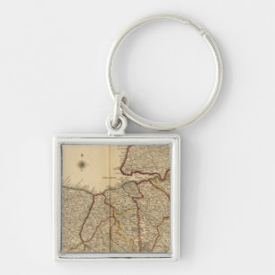 Porte-clés Route romaine et forêts