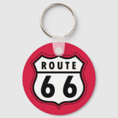 Porte-clés Route Rouge 66 (Recto)
