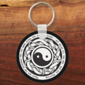 Porte-clés Route vers la vérité Yin Yang (Recto)