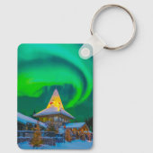 Porte-clés Rovaniemi, Finland - Magic Aurora Classic (Verso)