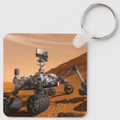 Porte-clés Rover Curiosity Du Laboratoire Scientifique Mars. (Dos)