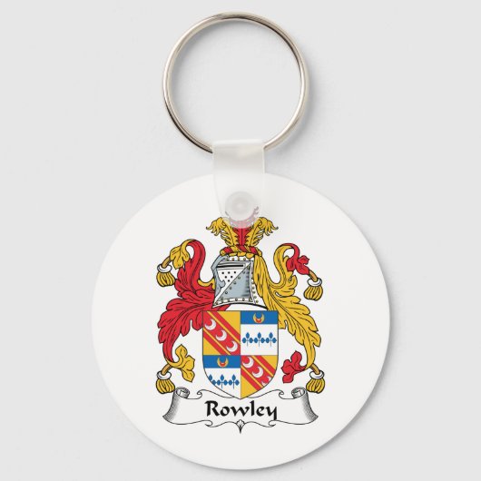 Porte-clés Rowley Family Crest (Recto)