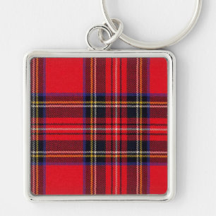 Porte-clés Royal Stewart tartan red black plaid