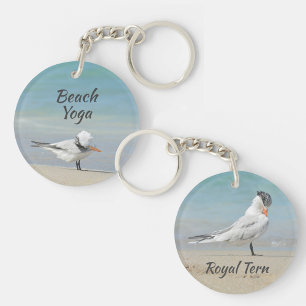 Porte-clés Royal Tern Yoga Poses Beach Yoga