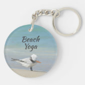 Porte-clés Royal Tern Yoga Poses Beach Yoga (Dos)
