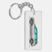 Porte-clés Royaume-Uni Londres Thème Classic Voiture Keyring (Devant gauche)