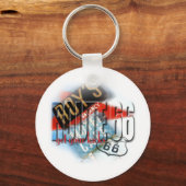 Porte-clés Roy's Cafe Motel - Route 66 (Recto)