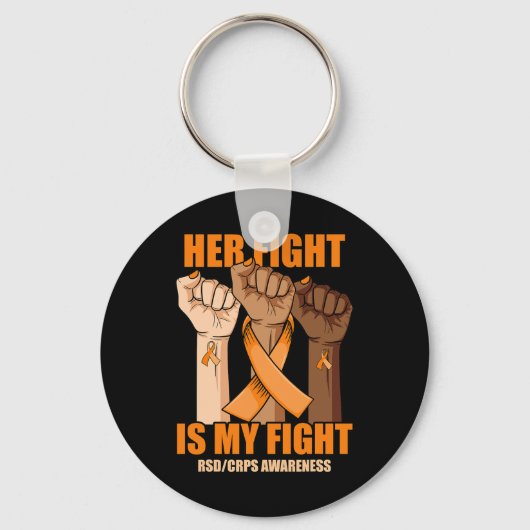 Porte-clés Rsd Crps Conscience Que Son Combat Est Ma Main De  (Recto)