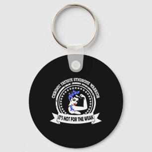 Porte-clés Ruban Bleu Sensibilisation Guerrier Syndrome de Fa