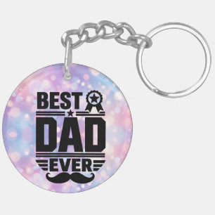 Porte-clés Ruban de récompense Meilleur Papa de tous les temp