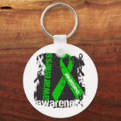 Porte-clés Ruban de sensibilisation au dommage cérébral traum (Recto)