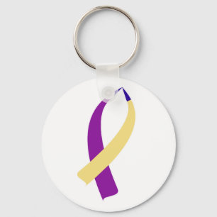 Porte-clés Ruban de sensibilisation (cancer de la vessie)