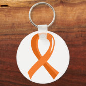 Porte-clés Ruban orange Leukemia 3 (Recto)