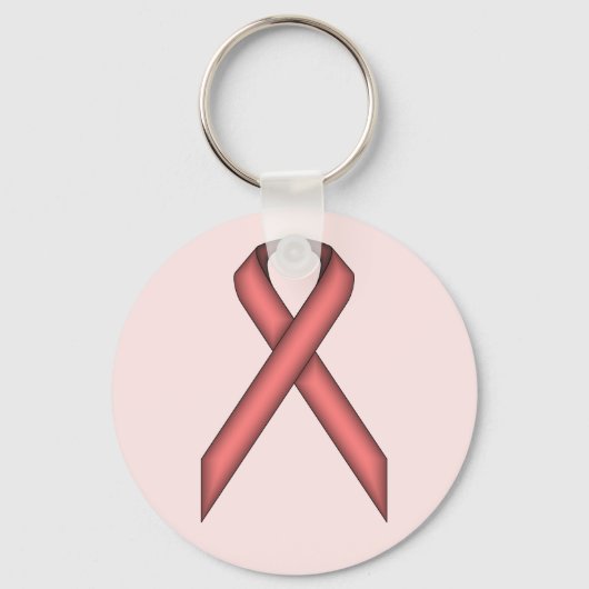 Porte-clés Ruban rose standard par Kenneth Yoncich (Recto)