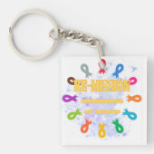 Porte-clés Rubans cancéreux de remise (Devant)