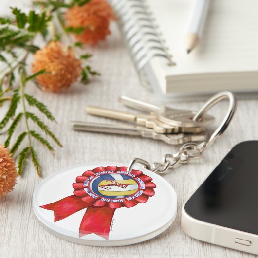 Porte-clés Rubans de volleyball 2e (Devant Droit)