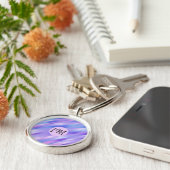 Porte-clés Rubans Iridescente Porte - clé de boutons personna (Côté)