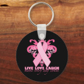 Porte-clés Rubans roses tous les jours (Recto)