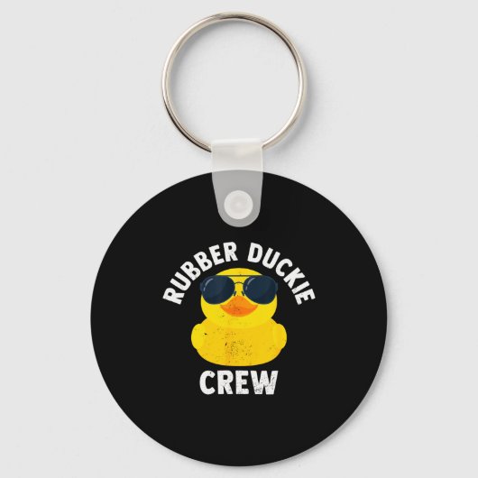 Porte-clés Rubber Duckie Crew Funny Rubber Duck (Recto)