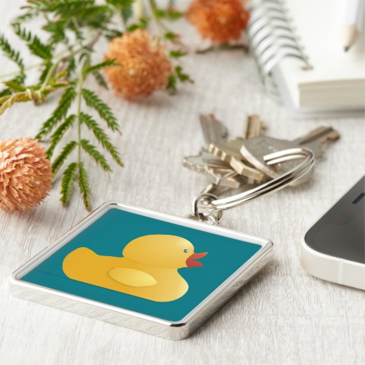 Porte-clés Rubberduck jaune (Côté)